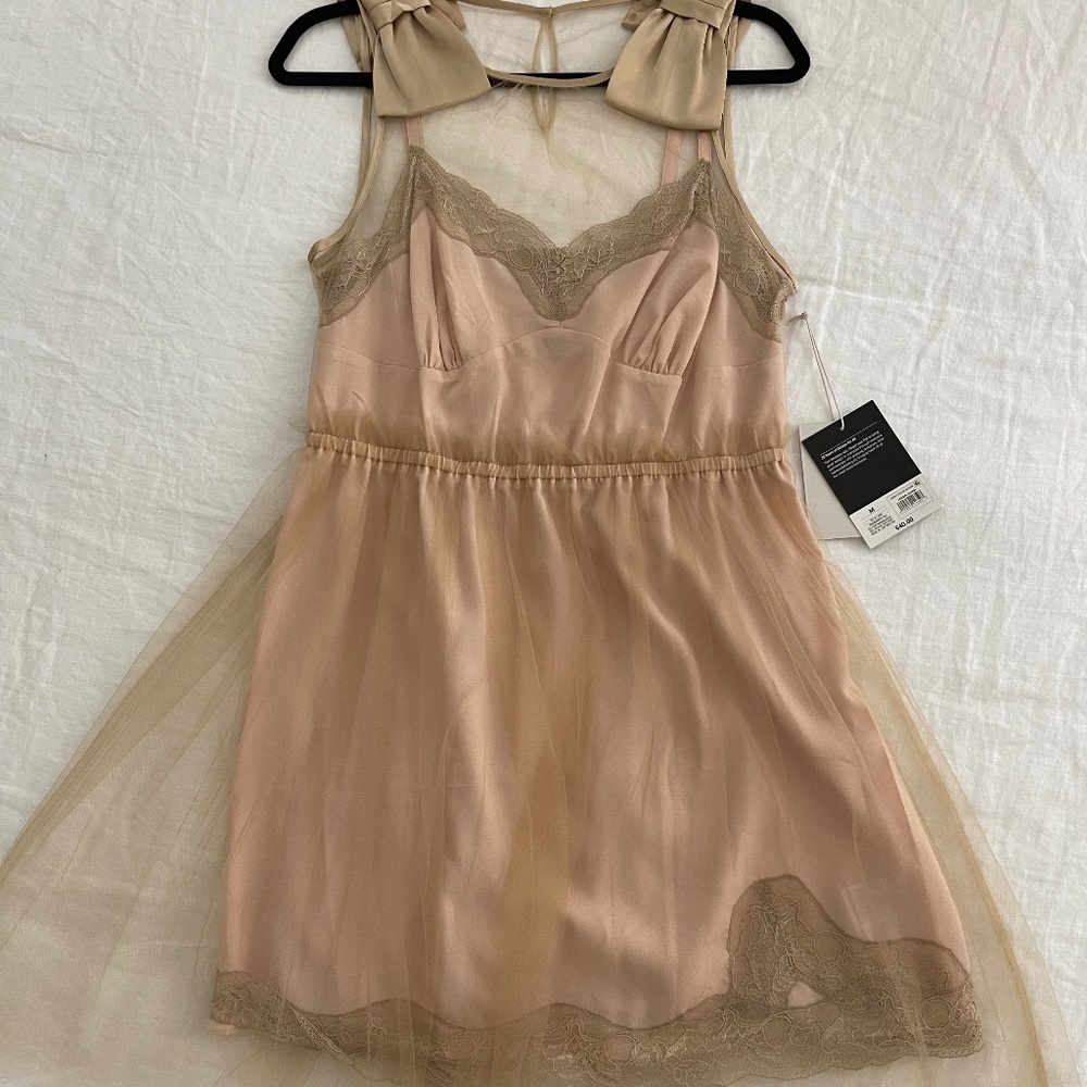 Target x Rodarte Nude Tulle Mini Dress